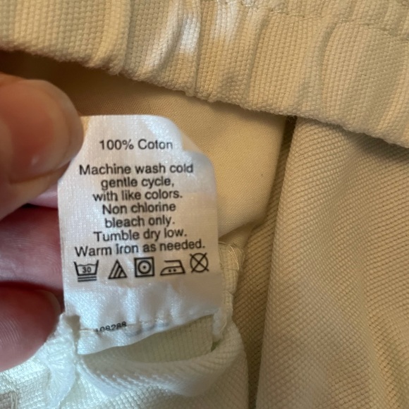 J. Crew Ivory Elastic Waistband Shorts, 4 - Picture 6 of 6